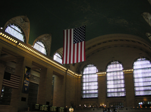 Drapeaux Américain Terminal Central Station