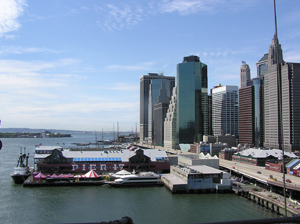Pier 17 vue du pont de Brooklyn